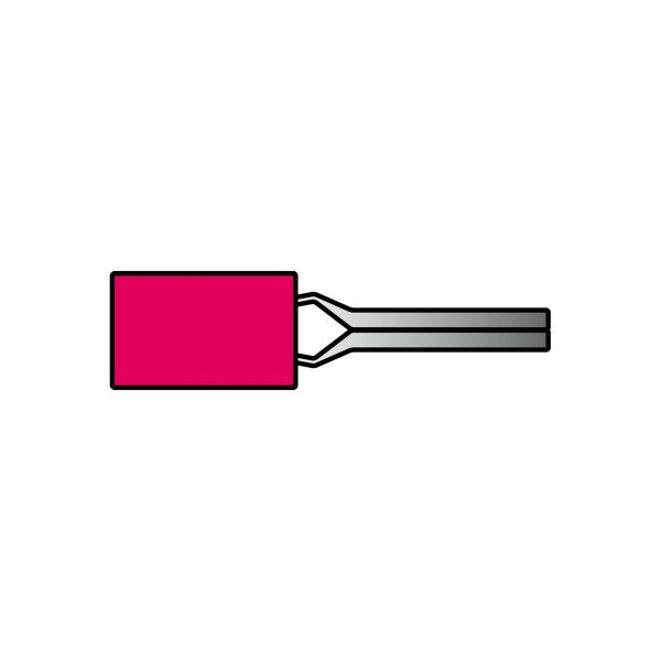 Carpoint Carpoint Pen Kabelschoen 566 Rood Ø 1.9mm 10 Stuks 1623804