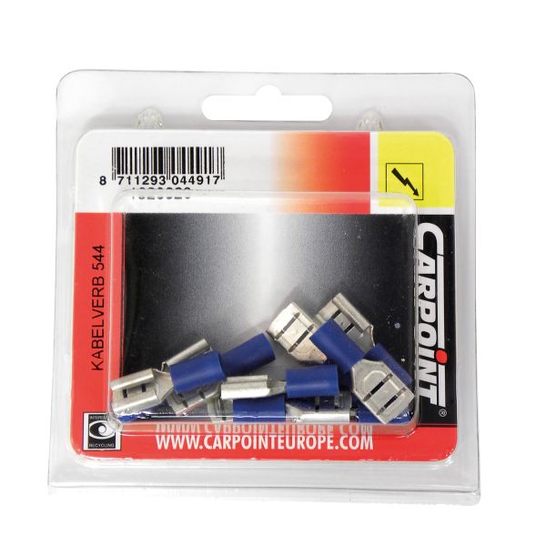 Carpoint Carpoint Vlakstekerhuls 544 Blauw 8.0x0.8mm 10 Stuks 1623823