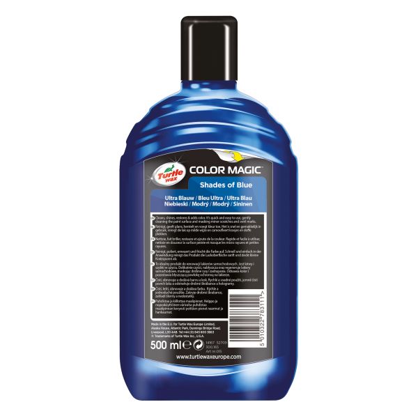 Turtle Wax Turtle Wax 52709 Color Magic Ultra Blue Wax 500ml 1830847