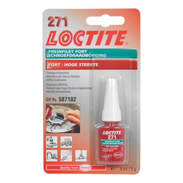 Loctite Loctite 587182 Borgmiddel hoog (rood) 5ml 1831703