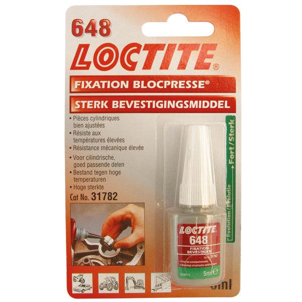 Loctite Loctite 648 Borgmiddel hoge sterkte (groen) 5ml 1831705