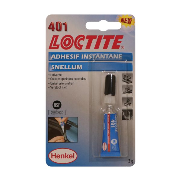 Loctite Loctite 401 Snellijm 3gr 1831736