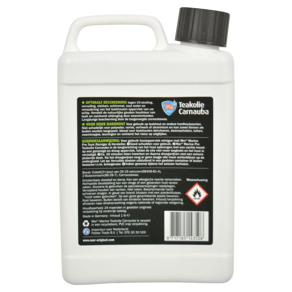 MER Mer Marine Pro Teakolie Carnauba 1 liter 1832228