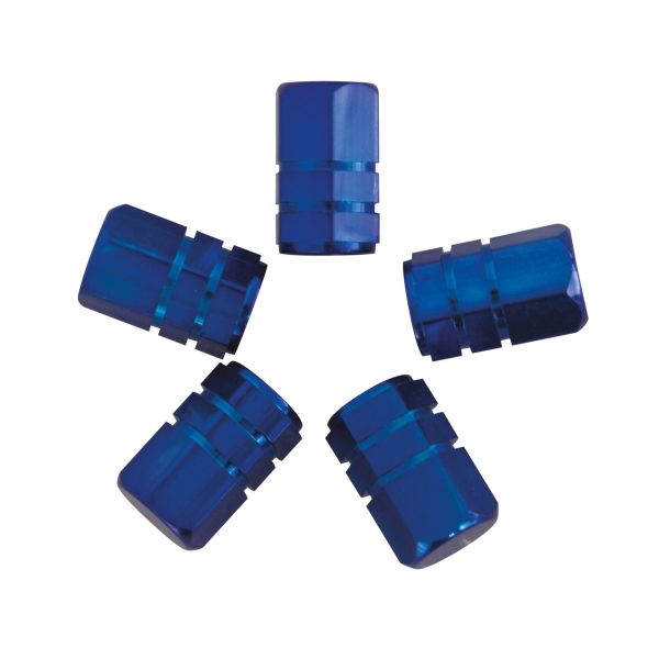 Carpoint Carpoint Ventieldoppen Zuiger Blauw 5 Stuks 2216006