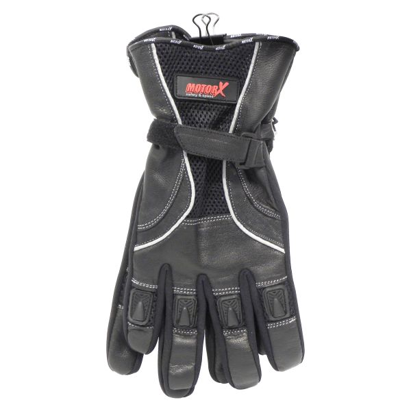 Motor X Motorhandschoenen leder zomer zwart S 4290300