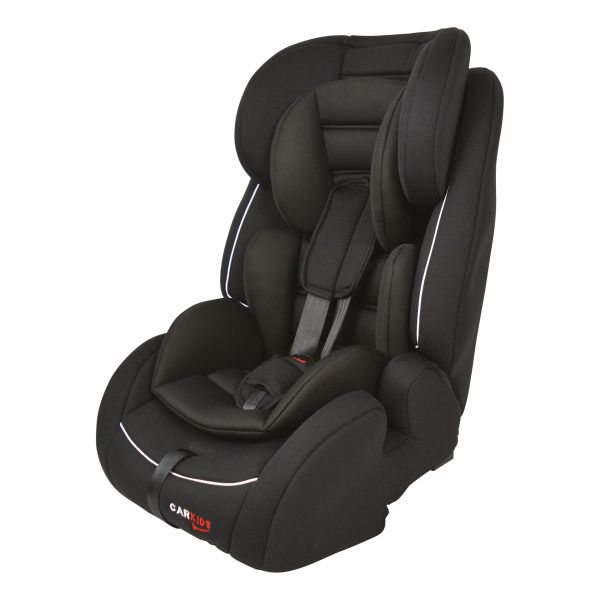 Carkids Carkids Kinderzitje zwart wit groep 1/2/3 Isofix 4310015