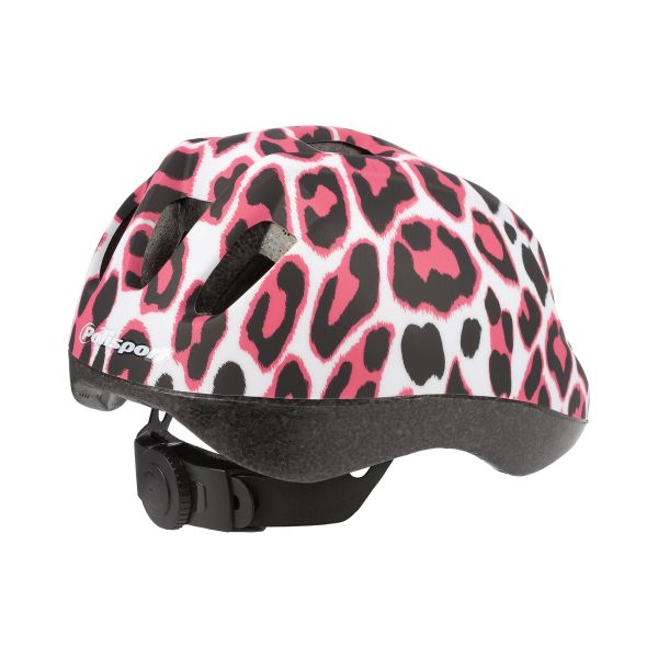 Polisport Polisport Kinder Helm Pinky Cheetah 46/53cm wit/roze 5010668