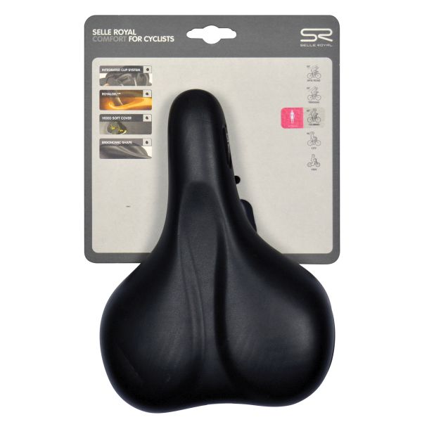 Selle Royal Selle Royal damesfietszadel Rio Plus zwart 5036802