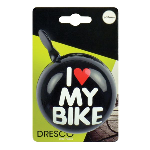 Dresco Dresco Fietsbel I Love My Bike 5250104