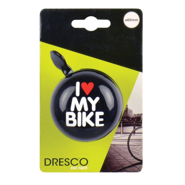 Dresco Dresco Fietsbel Ding dong I Love My Bike 5250108