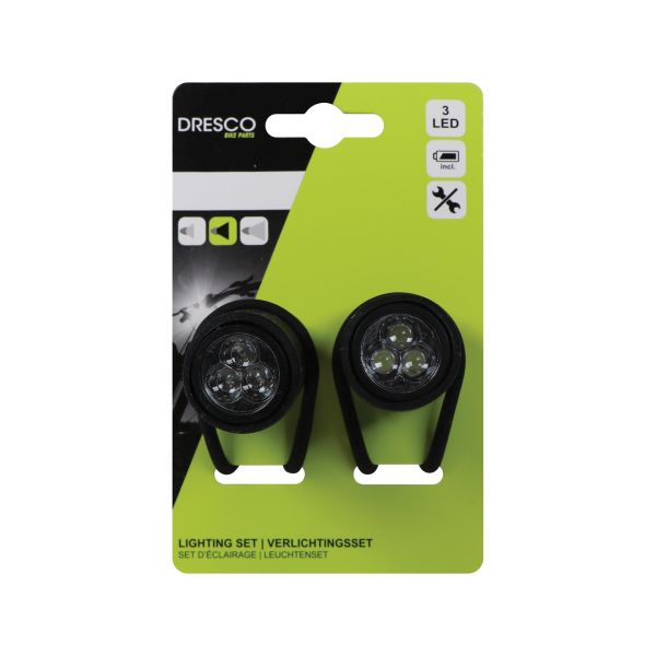 Dresco Dresco LED Batterij Verlichtingsset Silicone 3LEDs 5251214