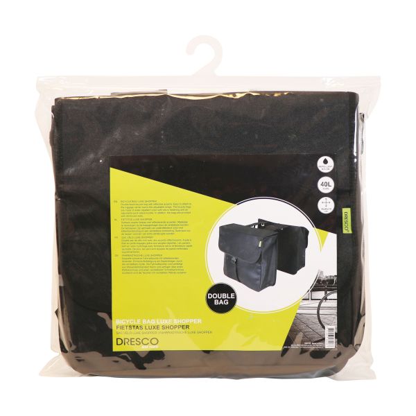 Dresco Dresco Dubbele Fietstas Luxe Shopper 40 Liter 5251705