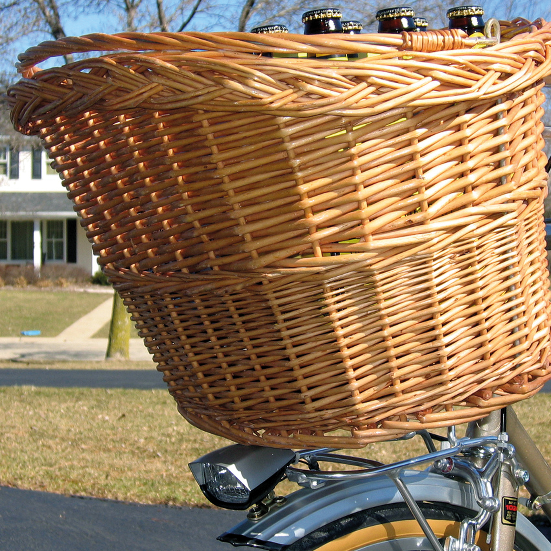 Dresco Dresco Rieten Fietsmand 5251751