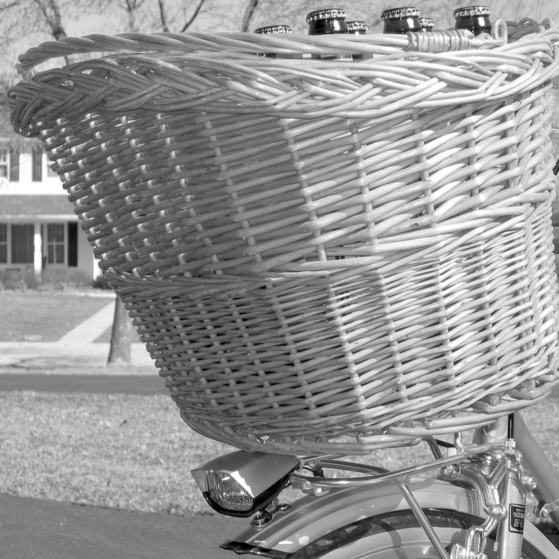 Dresco Dresco Rieten Fietsmand 5251751