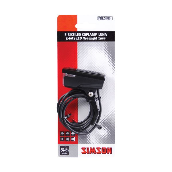 Simson Simson E-bike Voorvork Koplamp Luna 6-60V 5322023