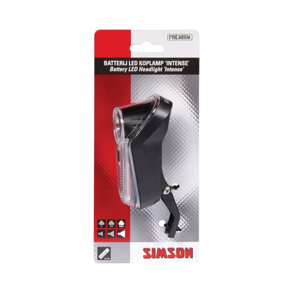 Simson Simson Batterij LED Koplamp Intense 25 LUX 5322025