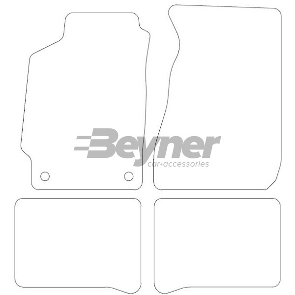 Pasklare stoffen matten Beyner MSN-1360433