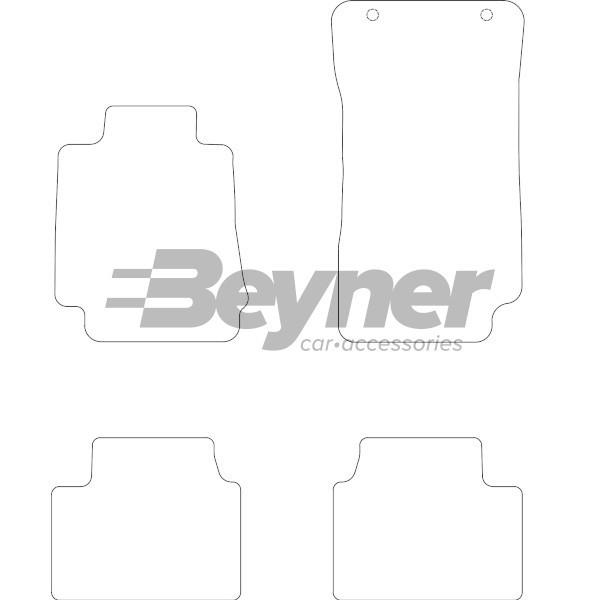 Pasklare stoffen matten Beyner MSN-1362049