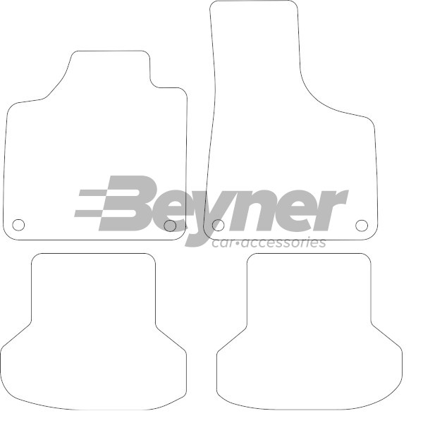 Pasklare stoffen matten Beyner MSN-1362116