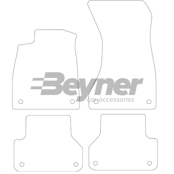 Pasklare stoffen matten Beyner MSN-1362130