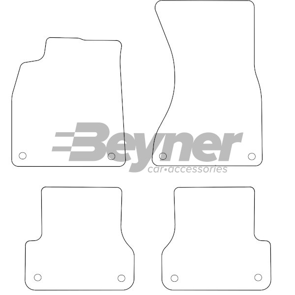 Pasklare stoffen matten Beyner MSN-1362133