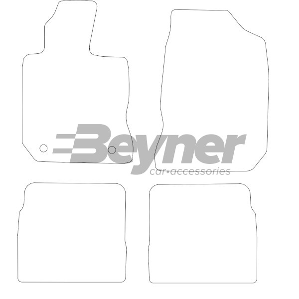 Pasklare stoffen matten Beyner MSN-1362301