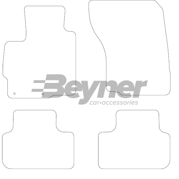 Pasklare stoffen matten Beyner MSN-1362438