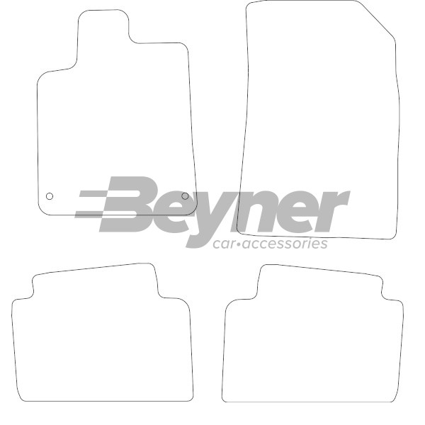 Pasklare stoffen matten Beyner MSN-1362441