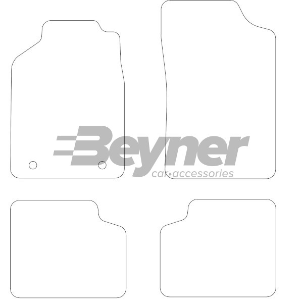 Pasklare stoffen matten Beyner MSN-1362469