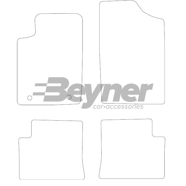 Pasklare stoffen matten Beyner MSN-1362473