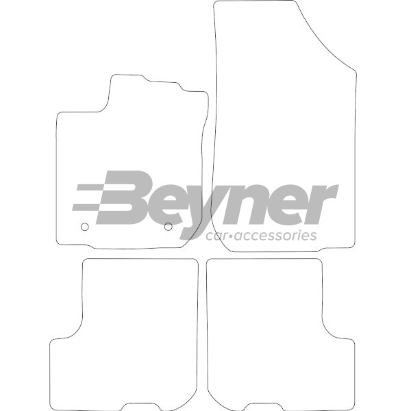 Pasklare stoffen matten Beyner MSN-1362651