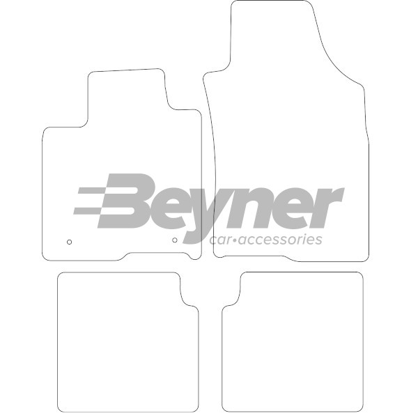 Pasklare stoffen matten Beyner MSN-1363822