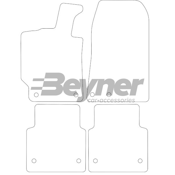 Pasklare stoffen matten Beyner MSN-1363823