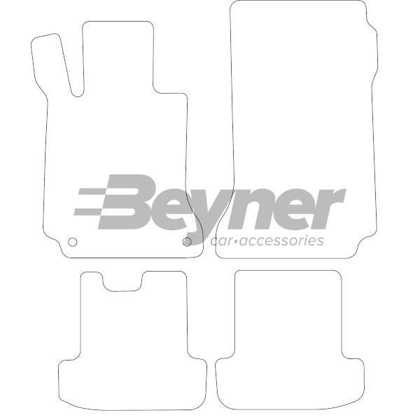 Pasklare stoffen matten Beyner MSN-1364113