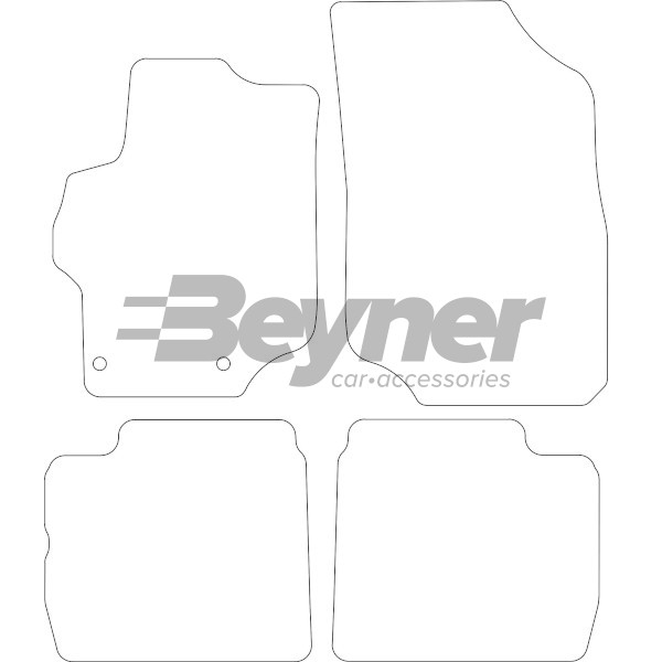 Pasklare stoffen matten Beyner MSN-1364962