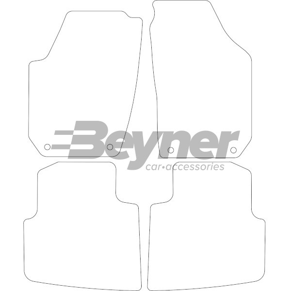 Pasklare stoffen matten Beyner MSN-1365628