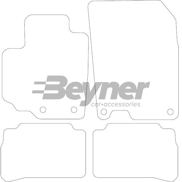 Pasklare stoffen matten Beyner MSN-1365847