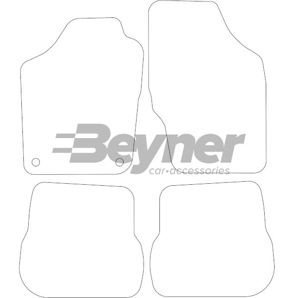 Pasklare stoffen matten Beyner MSN-1365965