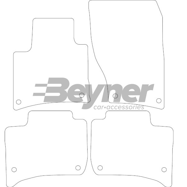 Pasklare stoffen matten Beyner MSN-1366204