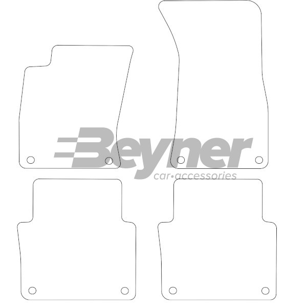 Pasklare stoffen matten Beyner MSV-1472182