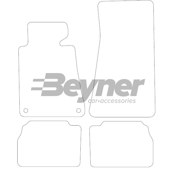 Pasklare stoffen matten Beyner MSV-1472260