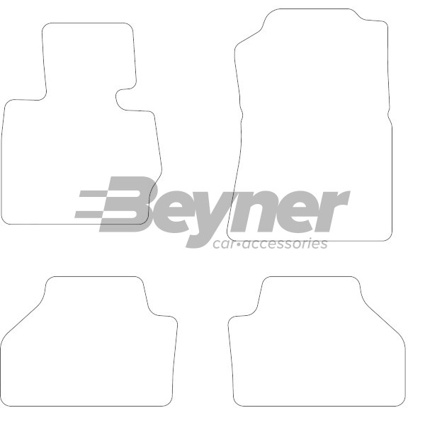 Pasklare stoffen matten Beyner MSV-1472261