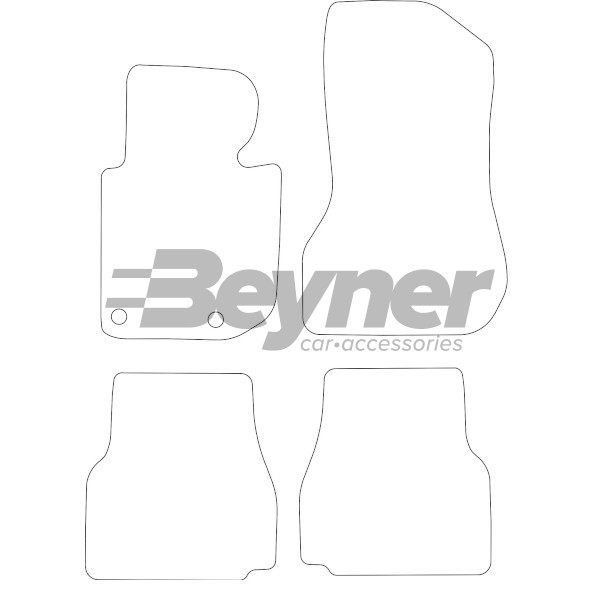 Pasklare stoffen matten Beyner MSV-1472263