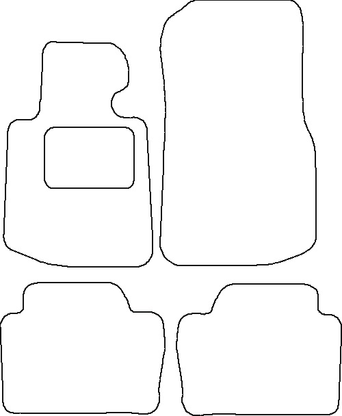 Pasklare stoffen matten Beyner MSV-1472265