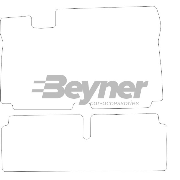 Pasklare stoffen matten Beyner MSV-1472504