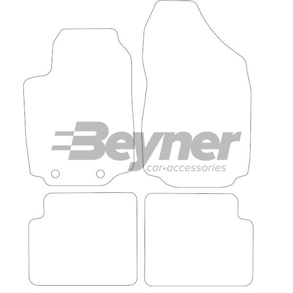 Pasklare stoffen matten Beyner MSV-1472942