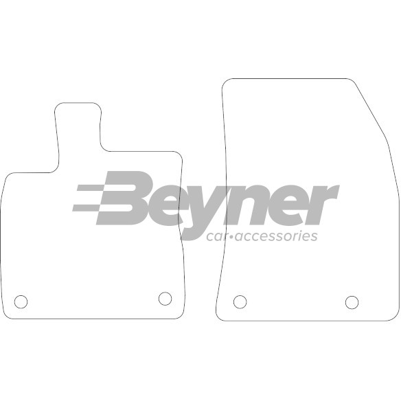 Pasklare stoffen matten Beyner MSV-1473170