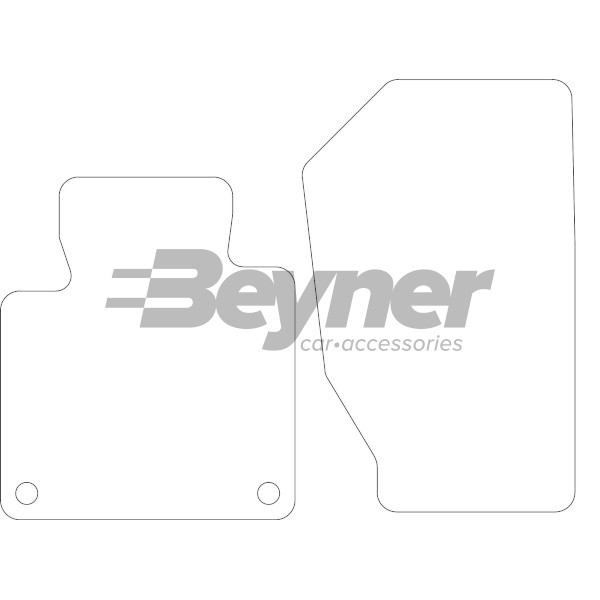 Pasklare stoffen matten Beyner MSV-1473592