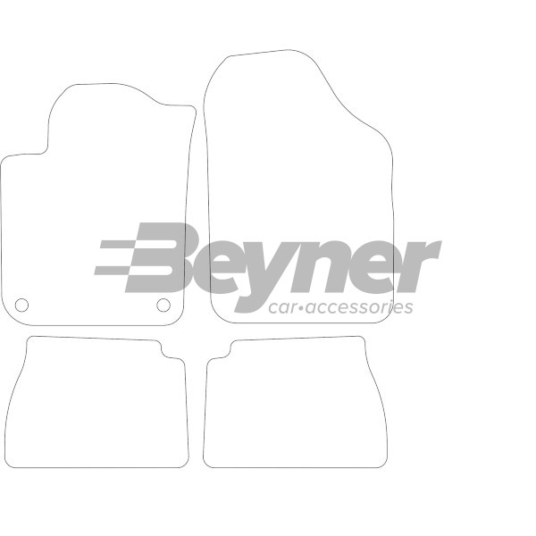 Pasklare stoffen matten Beyner MSV-1473754