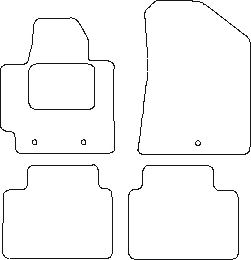 Pasklare stoffen matten Beyner MSV-1473775